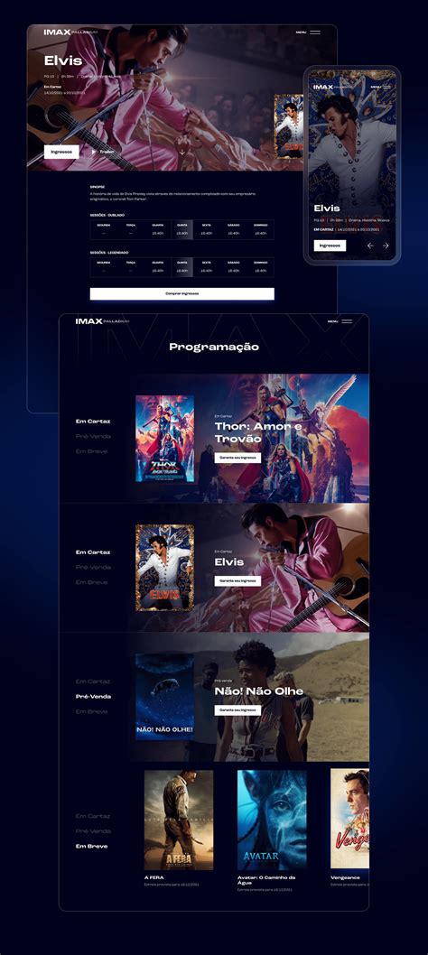 IMAX Palladium - Website on Behance