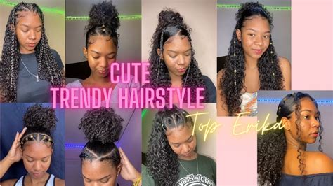 Cute And Trendy Hairstyle Tiktok Idea Youtube