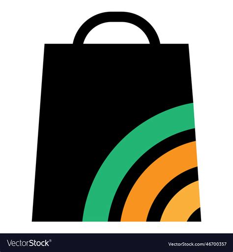 Shopping Bag Logo Icon Design Template Isolated Vector Image