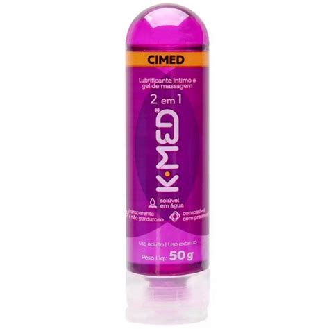 Gel Lubrificante K Med 2 Em 1 Lubrificante Íntimo 50G Cimed Sex Shop