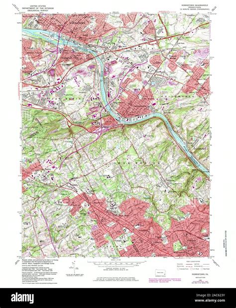 Map Of Norristown Hi Res Stock Photography And Images Alamy