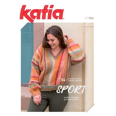 KATIA Revista Katia Sport nº104 Lanas Punto y Raya