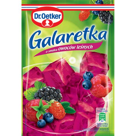 Dr Oetker Forest Fruits Flavoured Jelly 75g Food Plus Shop Online