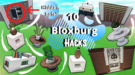 Bloxburg Easy Building Hacks Roblox Youtube