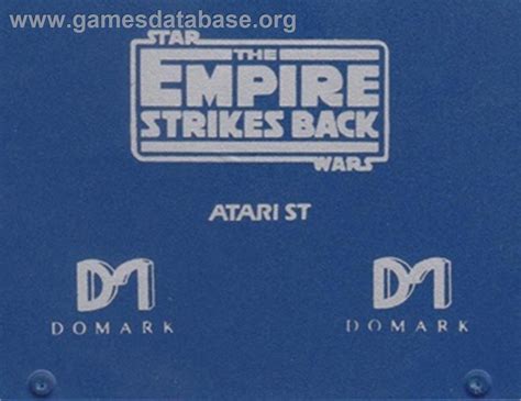 Star Wars The Empire Strikes Back Atari St Artwork Cartridge Top