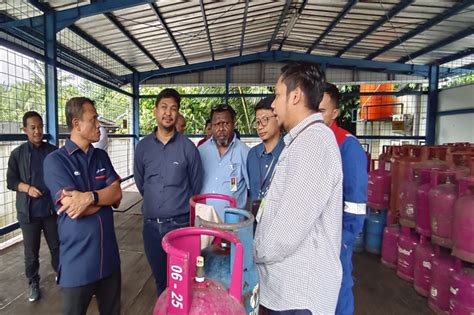 Pastikan Distribusi Mitan LPG Lancar Petinggi Pertamina Inspeksi Di