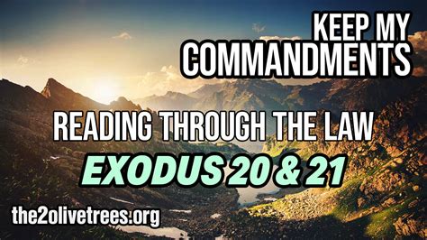 If You Love Me Keep My Commandments Exodus 20 21