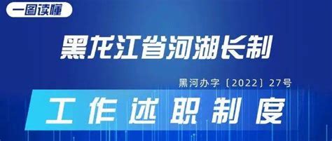 【一图读懂】黑龙江省河湖长制工作述职制度激励通知河湖