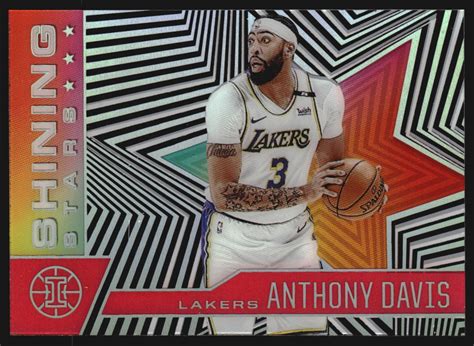 2020 21 Panini Illusions Shining Stars Pink 4 Anthony Davis NM MT