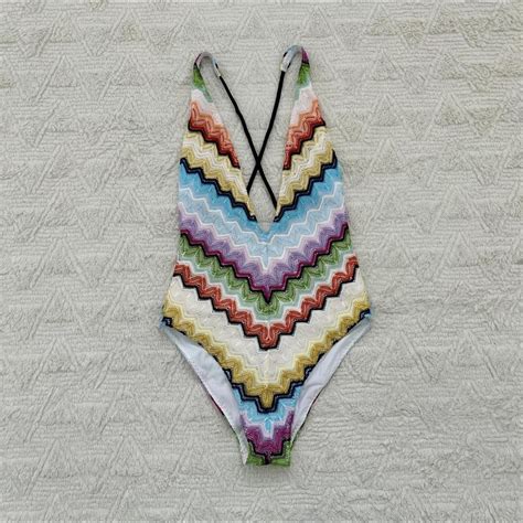 Brand New Missoni Mare Striped Chevron Crochet Knit Depop