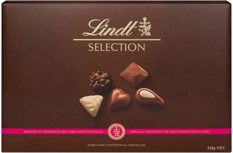 Lindt Selection Chocolate Box 40 Pralines 428 G The Perfect T Of Milk White And Dark