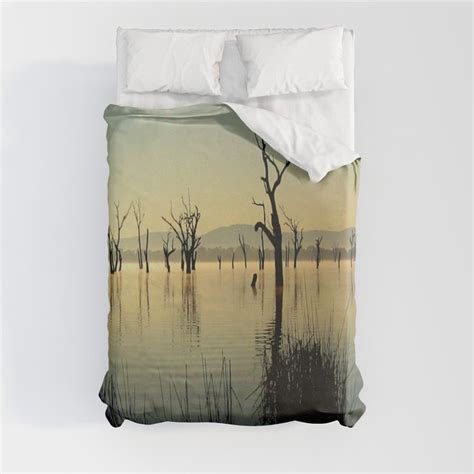 The Keepers of the Lake Duvet Cover by Chris' Landscape Images ...