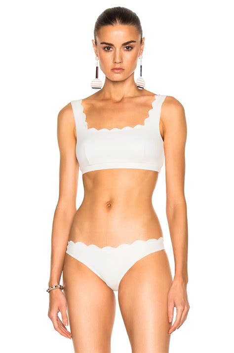 Marysia Swim Palm Springs Bikini Top In Coconut FWRD