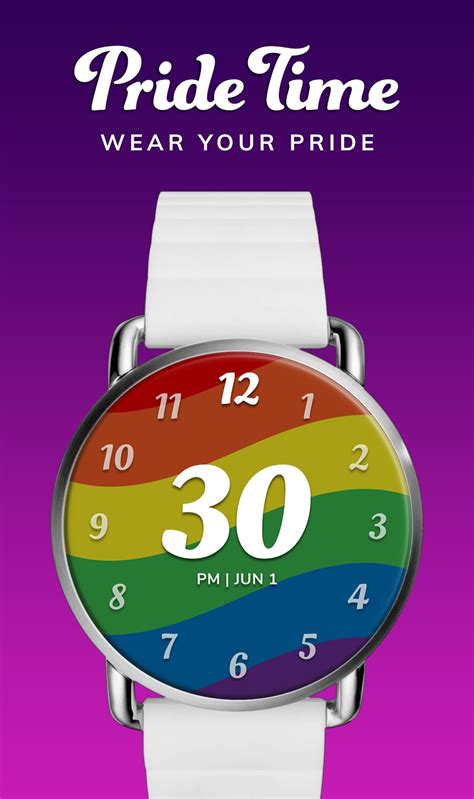 Pride Time Watch Face For Wear Os For Android 無料・ダウンロード