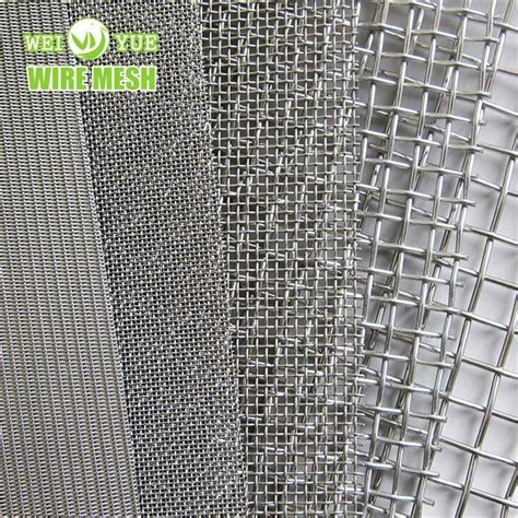 SS304 316 316L Stainless Steel Woven Square Wire Metal Mesh Window