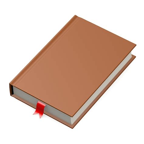 Premium Photo Isolated Brown Book