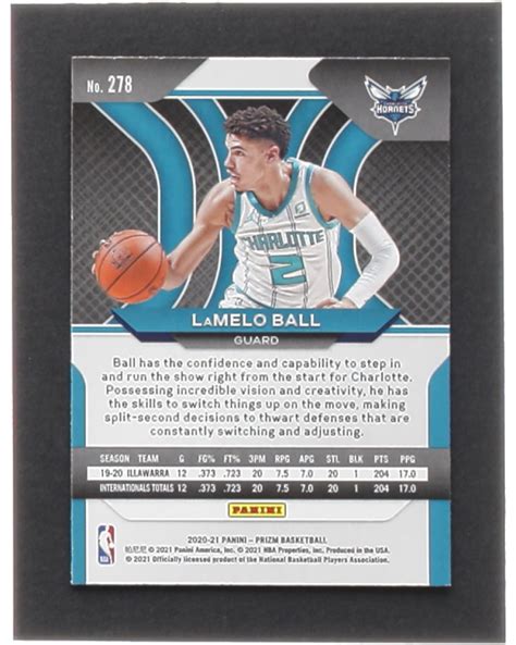 Lamelo Ball Panini Prizm Pristine Auction