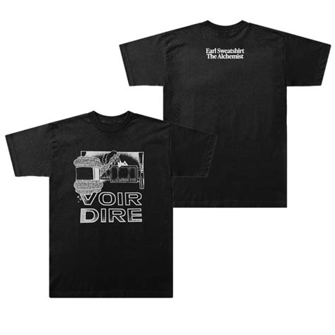 Voir Dire Black T Shirt Earl Sweatshirt Official Store