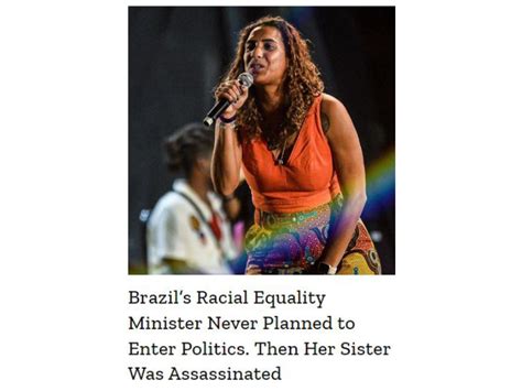 Anielle Franco Eleita Uma Das Mulheres Do Ano Pela Revista Time