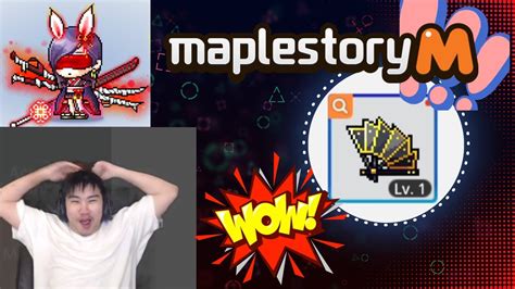 Maplestory M Kanna Weapon Building Exalting And Necro Live Reaction