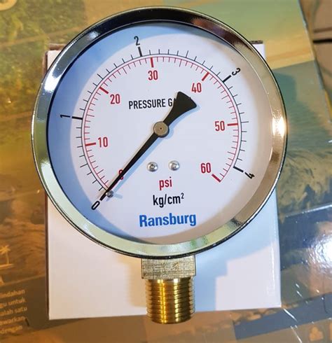 Jual Pressure Gauge Rbs A Ransburg Inch Manometer Kg