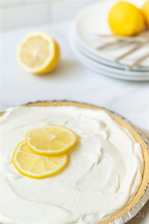 Four Ingredient No Bake Easy Lemon Icebox Pie Recipe Kelley Nan