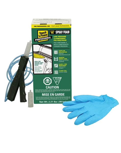 Touch N Foam Professional System 15 2 Component Spray Foam Kit The Home Depot Canada