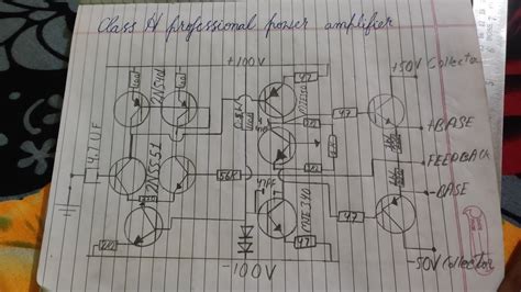 class h amplifier circuit diagram - YouTube
