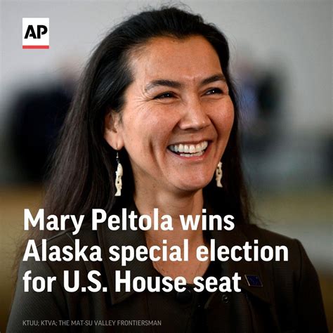 The Associated Press On Twitter Democrat Mary Peltola Won The Special