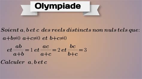 Olympiade maths pour le collège YouTube