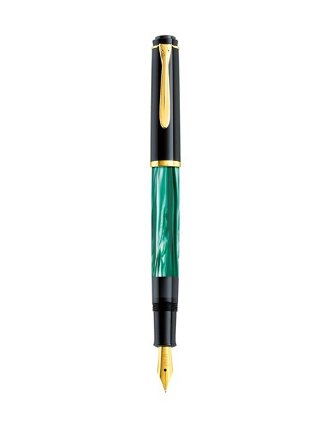 Estilogr Fica Pelikan Classic M Green Marbled