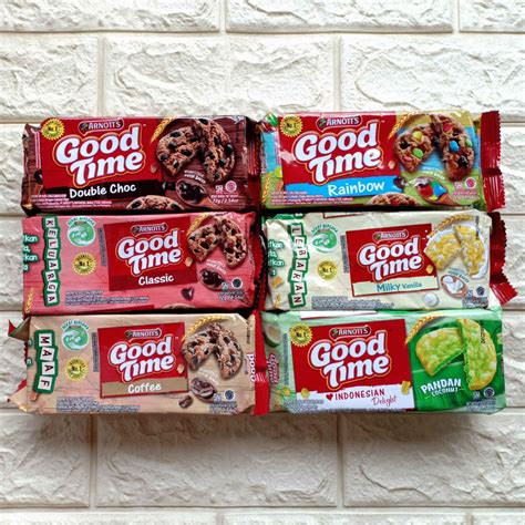 Jual Good Time Goodtime Double Dip Choc Classic Rainbow Coffee Biskuit