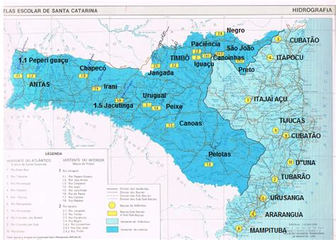 Hidrografia De Santa Catarina - Geo - Conceição : SANTA CATARINA/ HIDROGRAFIA