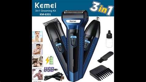 Usb Charger Kemei Multi Functional Grooming Set Km Youtube