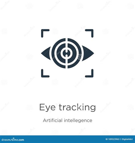 Eye Tracking Icon Vector Trendy Flat Eye Tracking Icon From Artificial