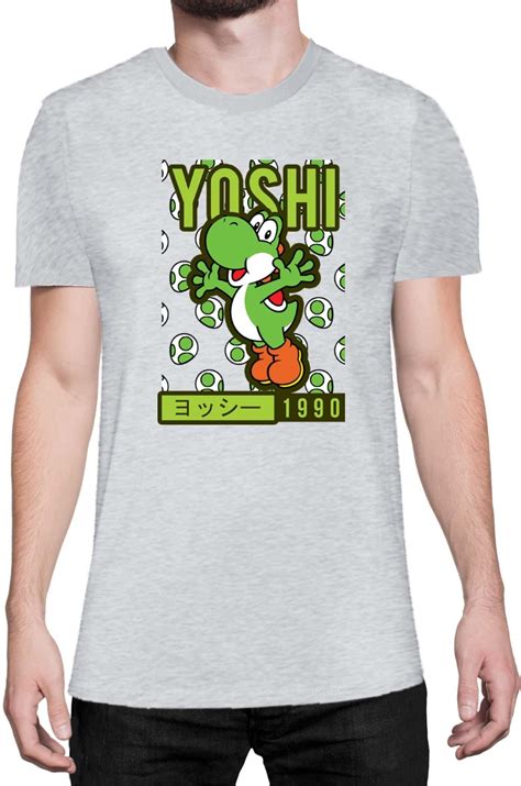 Yoshi Since M Ska Koszulka Super Mario Bros Luigi Bowser Man L