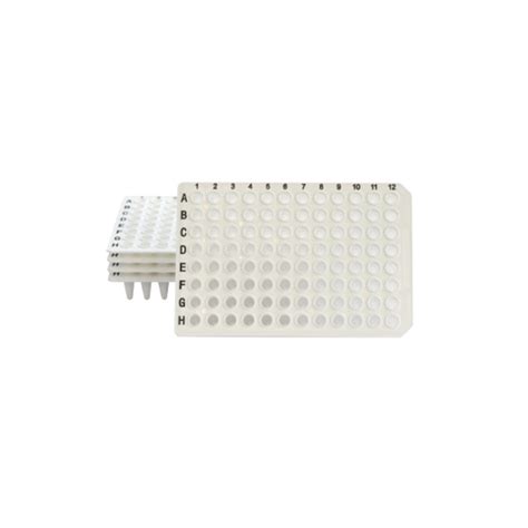 Placa 96 pocillos sin faldón de 0 1mL para PCR qPCR b 10 Caja de 10