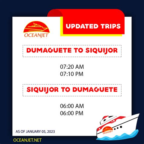 Dumaguete to Siquijor Ferry Schedule and Ticket Rates: 2023 Guide - Out of Town Blog