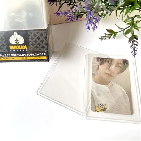 Jual Lembar Toploader Sultan Lite Clear Seamless Premium Card Sleeve