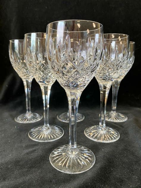 Set Of 6 Stuart Crystal Shaftesbury Wine Glasses 17 5 Cm 6 8inch Unknown Vinterior