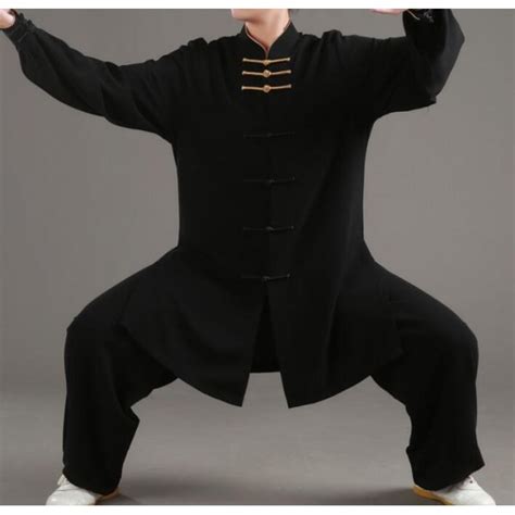 Chinese Kung Fu Uniforms For Women Men Cotton Tai Chi Clothing Female