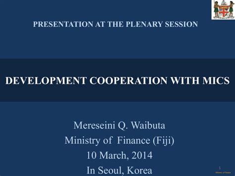 ministry  finance