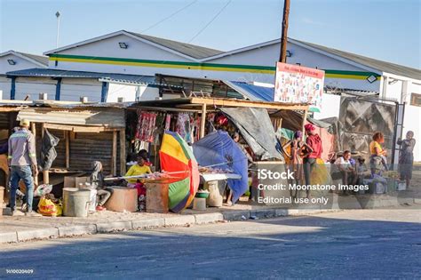 Street Market At Katutura Township Near Windhoek In Khomas Region