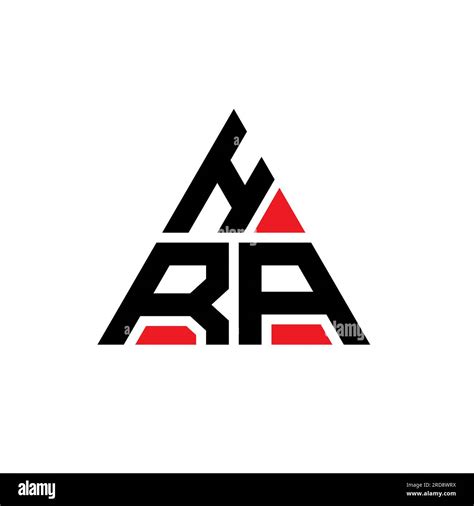 Hra Triangle Letter Logo Design With Triangle Shape Hra Triangle Logo