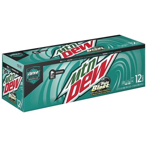 FRESH 12 Pk Mountain Dew Baja Blast Soda Emporium