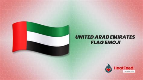 🇦🇪 United Arab Emirates Flag Emoji - ️ Copy And Paste 📋