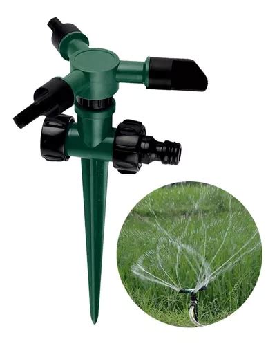 Irrigador Giratorio Para Jardim Horta Engate Rapido Irrigaçã