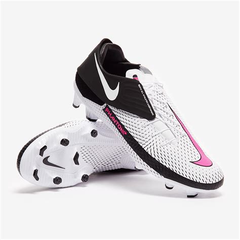 Nike Phantom Gt Academy Flyease Fg Mg Blanc Rose Noir Terrain