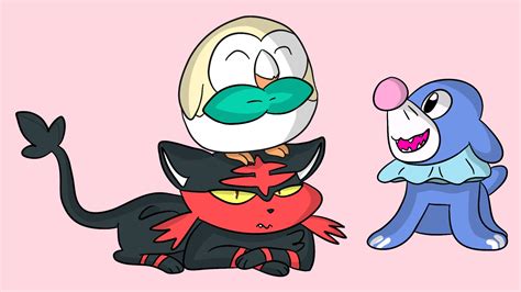 Alola starters by Kaybob13 on DeviantArt