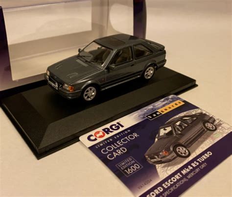 Ford Escort Mk4 RS Turbo 1 43 Mercury Grey Corgi Vanguards Ltd